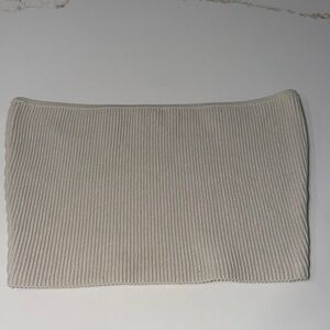 Babaton by Aritzia Ribbed Tube Top in Beige | S